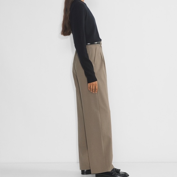 Aritzia Effortless Pant - City Wool - Nomad Taupe - Size 2 - Picture 4 of 7